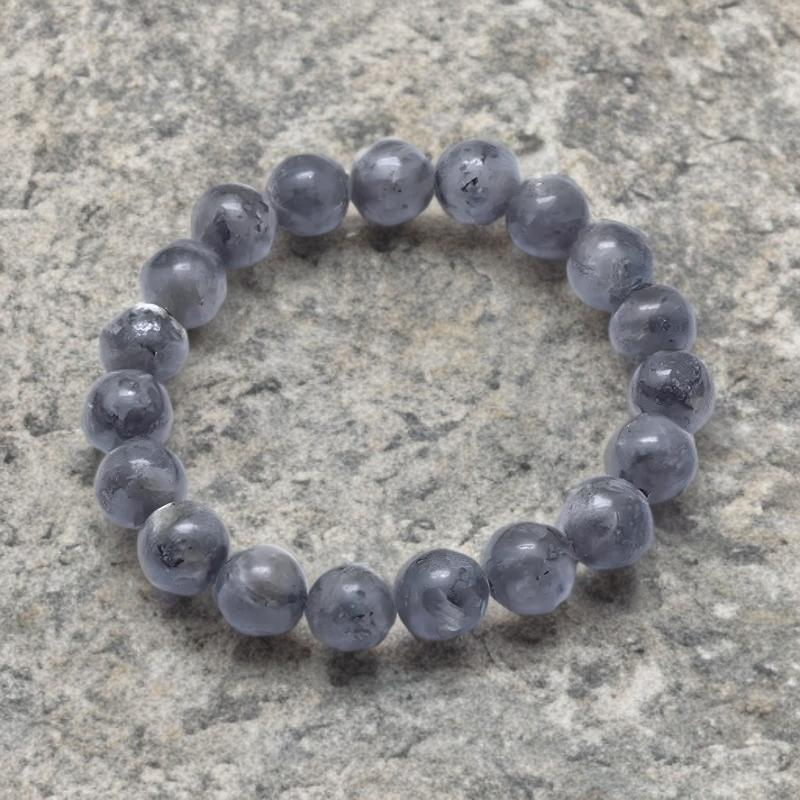 Bracelet Unisexe en Labradorite Naturelle 10 mm