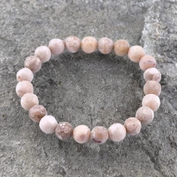 Bracelet Unisexe en Pierre Naturelle Maifanite 8 mm