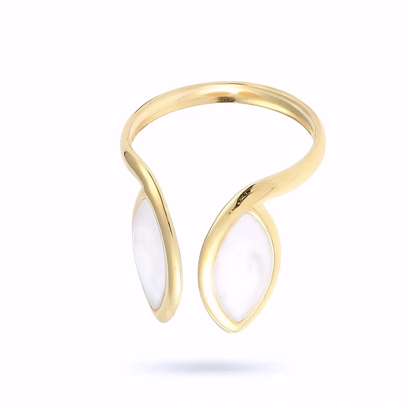 Bague Talisman Plaqué Or Jaune