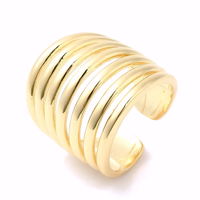 Bague Nomade Plaqué Or Jaune