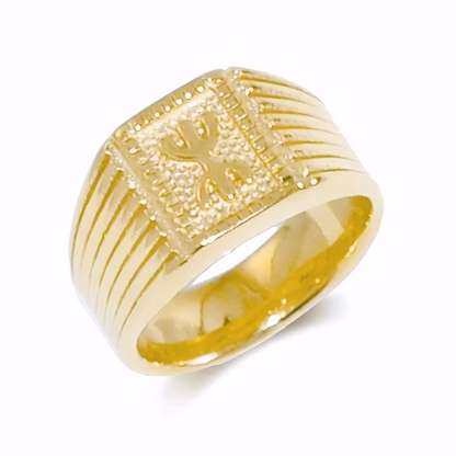 Bague Chevalière en Acier 316 d’Inspiration Berbère – Élégance et Authenticité