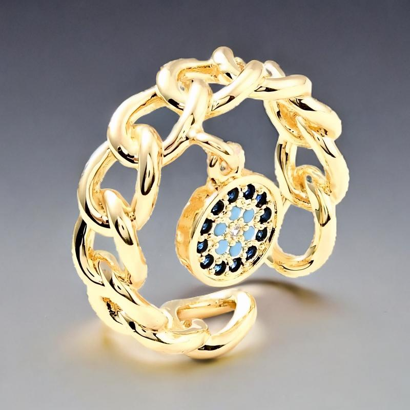 Bague Passion Plaqué Or Jaune Oxyde De Zirconium