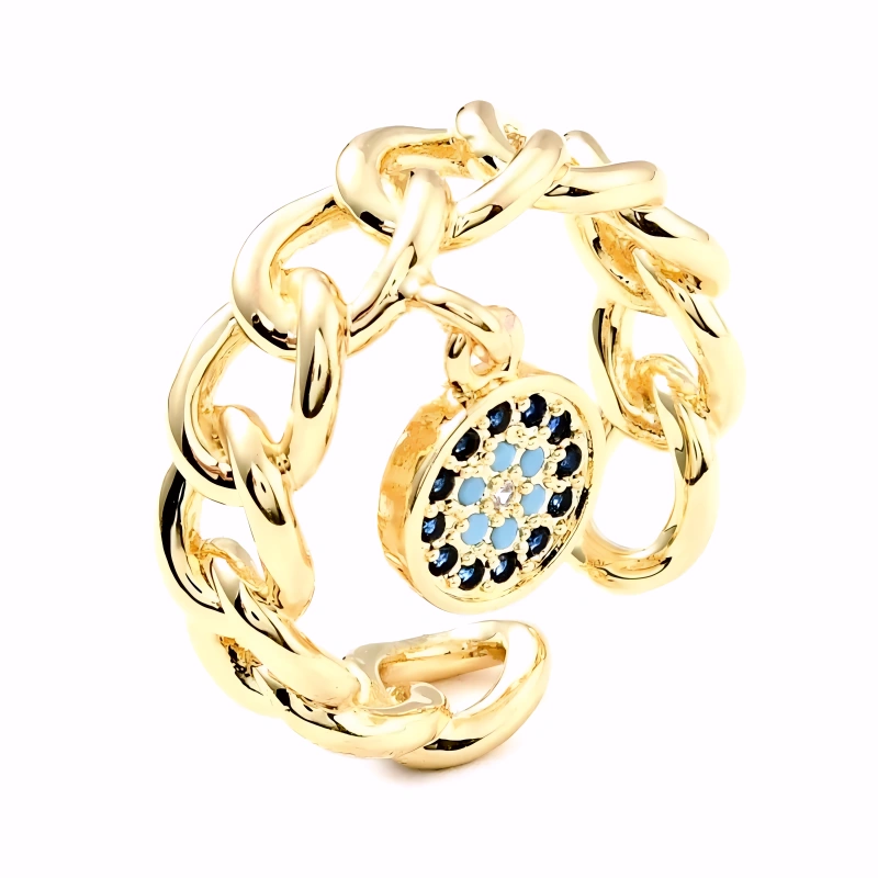 Bague Passion Plaqué Or Jaune Oxyde De Zirconium