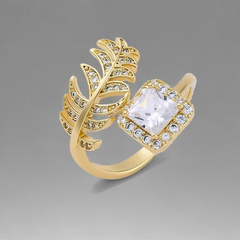 Bague Ava Plaqué Or Jaune Oxyde De Zirconium