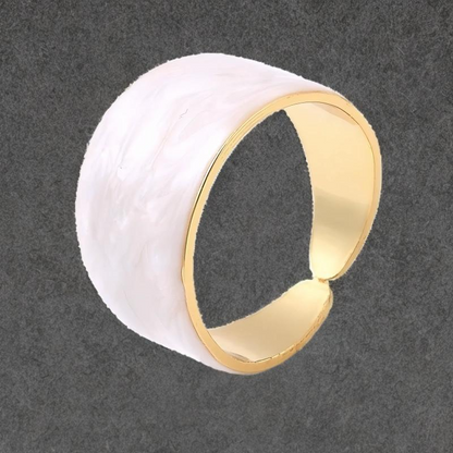 Bague Perla Plaqué Or Jaune