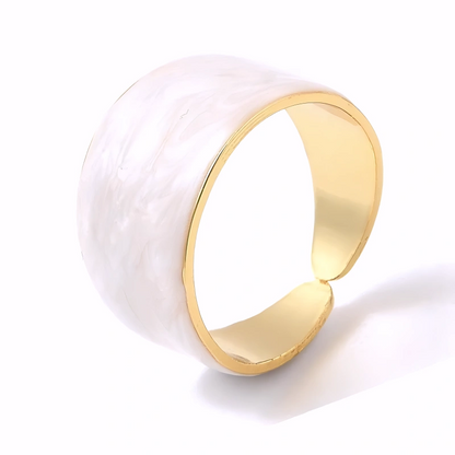 Bague Perla Plaqué Or Jaune