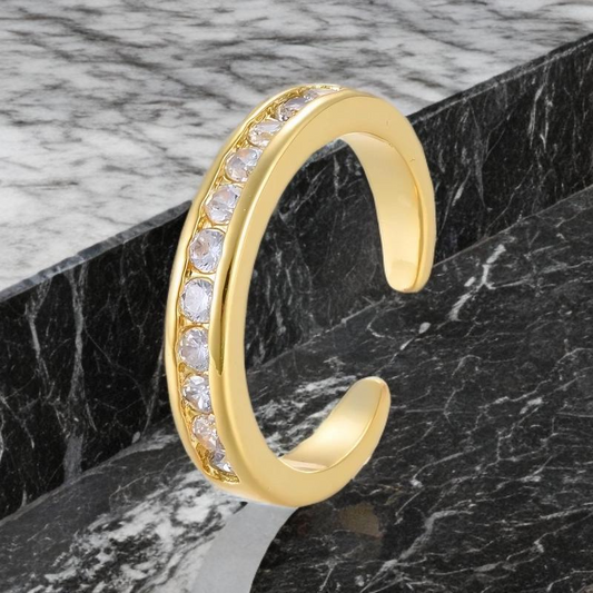 Bague Séléna Plaqué Or Jaune Oxyde De Zirconium