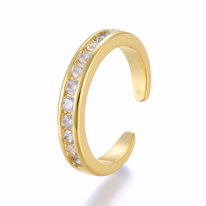 Bague Séléna Plaqué Or Jaune Oxyde De Zirconium