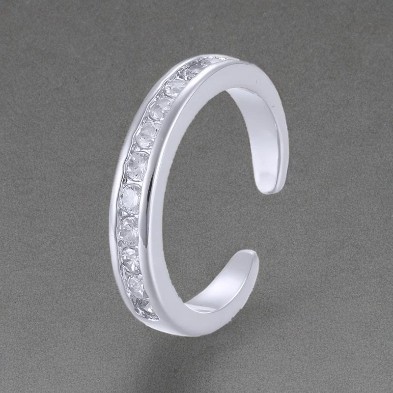 Bague Romance Acier Inoxydable Oxyde De Zirconium