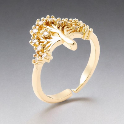 Bague Vortex Plaqué Or Jaune