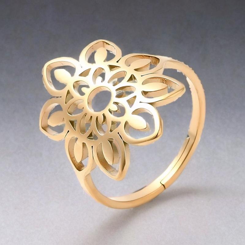 Bague Divine Plaqué Or Jaune