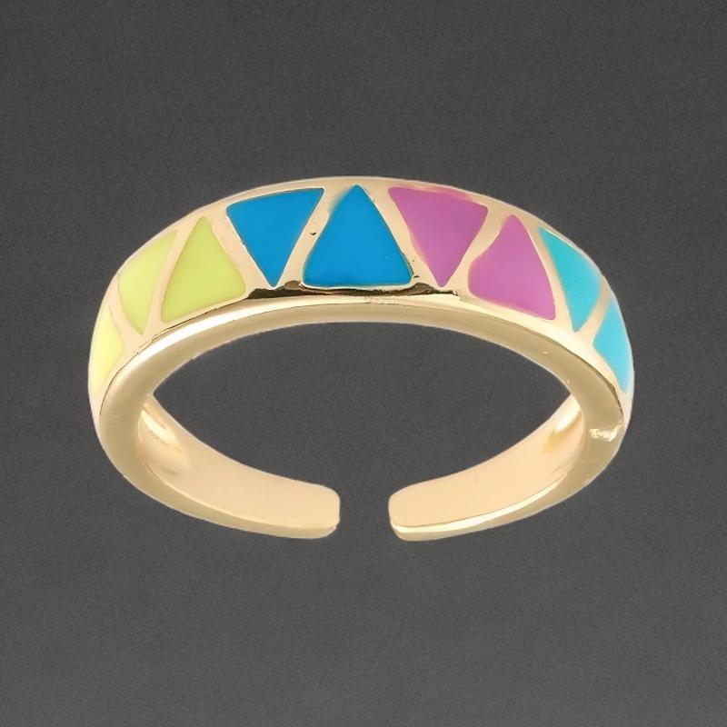 Bague Amulette Plaqué Or Jaune