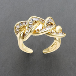 Bague Alyssa Plaqué Or Jaune Oxyde De Zirconium