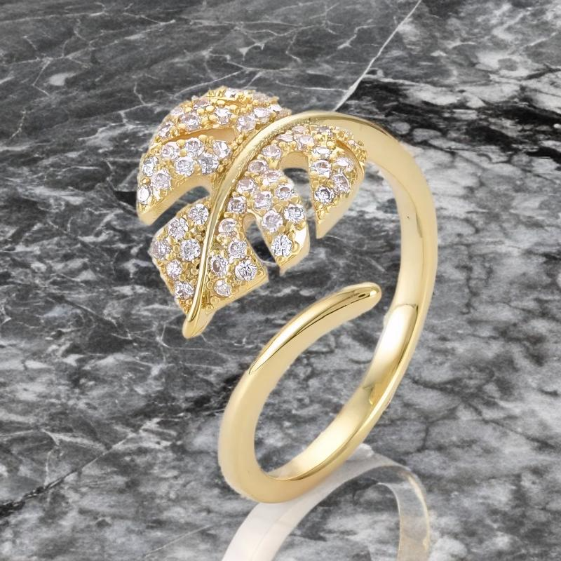 Bague Zia Plaqué Or Jaune Oxyde De Zirconium