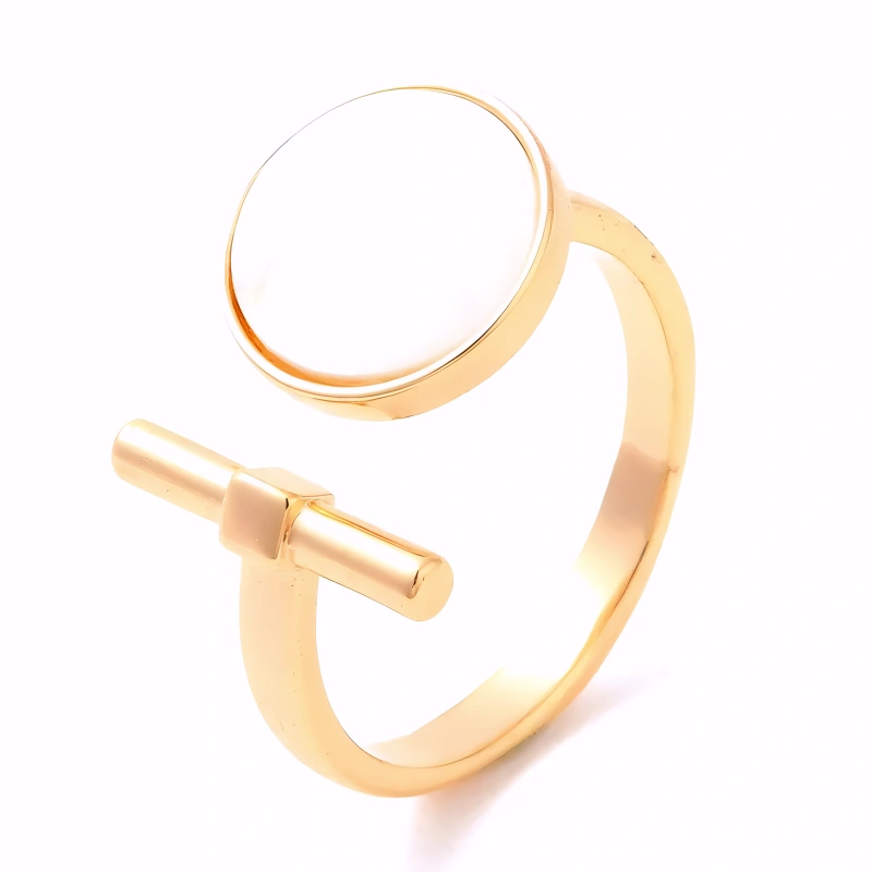 Bague Eye Plaqué Or Jaune