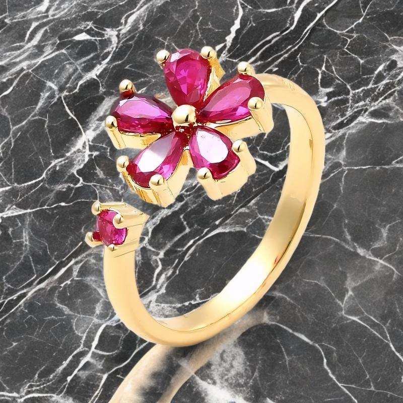 Bague Héra Plaqué Or Jaune Oxyde De Zirconium