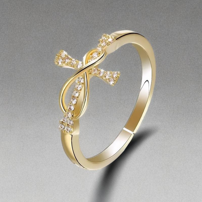 Bague Maria Plaqué Or Jaune Oxyde De Zirconium