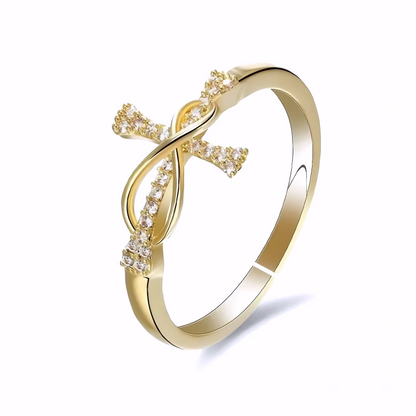 Bague Maria Plaqué Or Jaune Oxyde De Zirconium