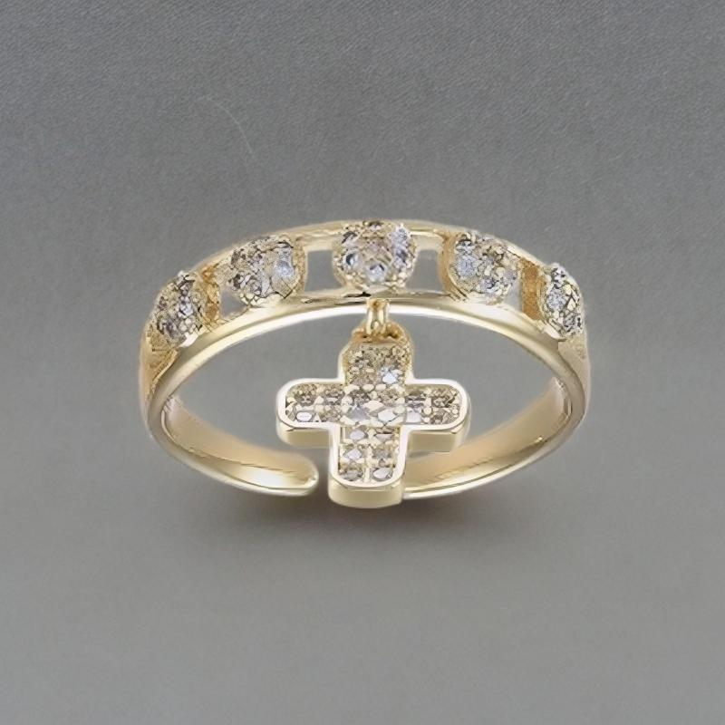 Bague Riviera Plaqué Or Jaune Oxyde De Zirconium