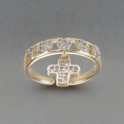 Bague Riviera Plaqué Or Jaune Oxyde De Zirconium